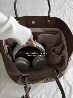 the purse of my dream 🥹🤎 #workbag #purse #totebag #everydaybag #pursetok 