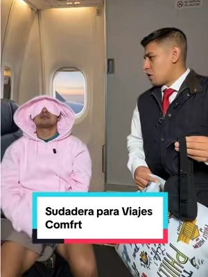 Sudadera unisex para viajar en avión, esencial para vuelos largos, viajes internacionales y vacaciones. Ropa cómoda para el aeropuerto con almohada inflable y antifaz integrado para descansar durante el vuelo. Ideal para viajar cómoda en avión, dormir durante viajes largos y llevar menos accesorios de viaje. Perfecta para viajeros frecuentes, vacaciones y largas horas en el aeropuerto. @Comfrt  #ViajesEnAvion #EsencialesDeViaje #VuelosLargos #ViajerosFrecuentes #RopaParaViajar 