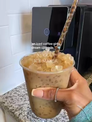 I’ve contemplated on this upgrade for quite some time and I have no regrets. Nugget ice just makes your iced coffee so much better. #nuggetice #icemaker #coffeestation #cowsar #cowsarappliance @Cowsar Appliance 