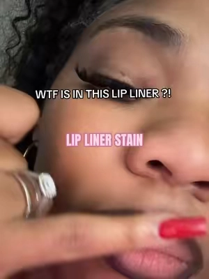 I put this on this morning 😭 #liplinerstain #lipcombo #nyxcosmetics 