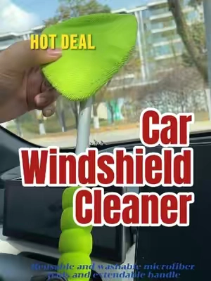 Driving with a dirty windshield is seriously dangerous, grab this windshield brush and clean it up now!!!🤫🧼#car #carwindowcleaning #carcleaning #carmusthaves  #TikTokshopbacktoschool