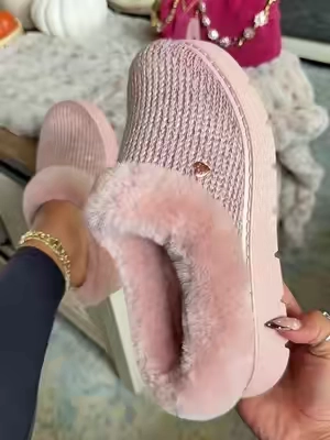 Cozy soft slippers ☁️💕 #slippers #skechers #skechersshoes #fuzzyslippers #qvcloyaltyprogram 