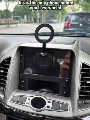 Upgrade your driving game with the Ugreen Magnetic Phone Holder! 🚀 #SafetyFirst #fyp #phoneholder #ugreen #magneticcardholder
