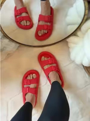Replying to @Mimiof5 Cushionaire Cloud Slide Sandals #cushionaire #sandals #womensandals #tiktokshopcreatorpicks 
