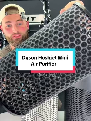 Dyson Mini Hushjet Air Purifier.. #dyson #CleanTok #airpurifier #cleanair #cleaning 