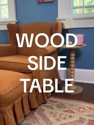 The perfect addition to a reading nook 👏🏻 #readingchair #readingnook #smalltable #plantstand #tiktokshopcreatorpicks 