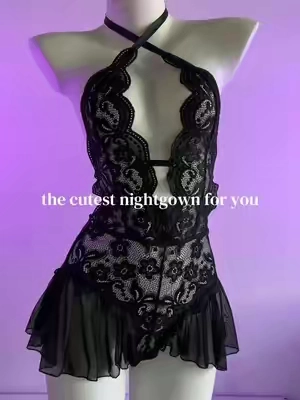 I promise your boyfriend will love this dress 👀#sleepwear #nightwear #nightdress #lingerie #sweetnight 