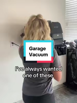 I love this vacuum! Such a cool addition to our garage #garagevacuum #vacuum #giraffetools #tiktokshopcreatorpicks #garage 