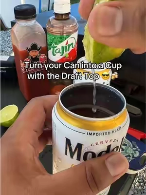 Turn your can into a Cup 😎🍻 #drinks #cerveza #michelada 