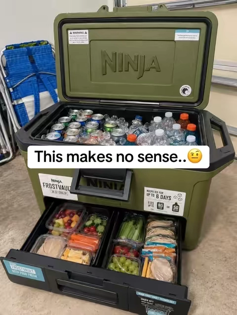 the cooler I take everywhere #ninjafrostvault #ninjacooler #cooler #50qtcooler #ninja 