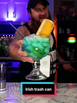 The Irish trash can @Barsys Cocktails  #barsys #shakerpro #cocktails 