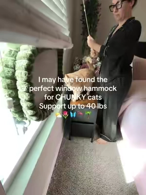 If your indoor cat is always staring out the window or seems bored, a cat window hammock is such an easy way to add more enrichment to their day. 🐱 This cozy cat window perch gives them their own spot to lounge, nap, sunbathe, and bird watch. It’s sturdy enough for larger and chunky cats, attaches securely with strong suction cups, and installs in just minutes. You can use it on windows, glass doors, or balcony doors, making it great for indoor cats and multi-cat homes. Mine quickly became one of their favorite spots in the house. If you’re looking for indoor cat enrichment, a sturdy cat hammock, or a window perch for larger cats, this is such a good little upgrade. #tiktokshopcreatorpicks #tiktokshopstockup  #Sohochic  