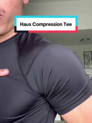 A compression tee that fits how a compression should #compressiontee #hausclothing #mensclothing #haus 