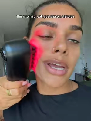 my face has never felt so light wow  #tiktokshopcreatorpicks #guasha #electricscalpmassager #scalpmassager #scalpmassage 