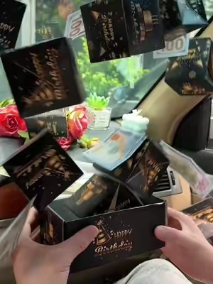 Birthday Surprise Explosion Box. #sohochic #birthday #birthdaygift #surprise #TikTokMadeMeBuyIt 