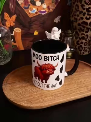Moo bitc, get out the way🐮☕️    #tiktokshopsummersale #movebitgetouttheway #coffeemug #officelife #fyp 