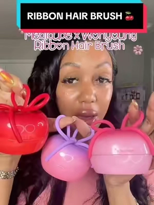 The Forever Cherry Hair Brush is finally hereeee 🍒🎀 and she’s CUTEEE 😍✨ #ForeverCherry #ForeverCherryHairBrush #Wonyoung #MedicubeXForeverCherry @medicube global 