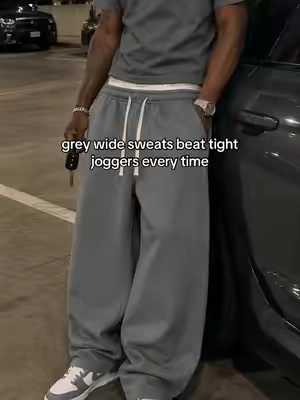 comfy but still looks styled #sweatpants #baggypants #widelegpants #streetwear #fitcheck 