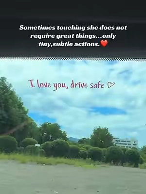 The sweetest way to say “I love you,drive safe ❤️”#cardecals #carstickers #drivesafe #giftideas #caraccessoriesforgirls 