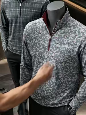 Let the print do the work—keep the rest simple and this fit is handled 🔥 #MensFashion #MensStyle #OOTD #MensOutfitIdeas #quarterzip 