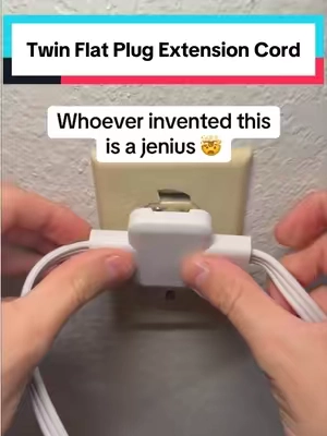 I needed this years ago 😭 #homeimprovement #electricaloutlet #homeessentials #outletextender #cablemanagement