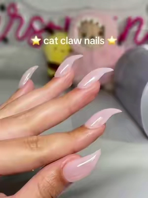 cat claw nails are back in stock! 🐈‍⬛⭐️💅 @NOVO OVO  #diynails #catclawnails #catclawnailtutorial #catclawgelx #gelxnails 