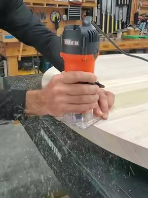 Budget-Friendly Compact Router for woodworking 👍👍👍 #tools #woodworking #woodwork #router #tiktokshopcreatorpicks 