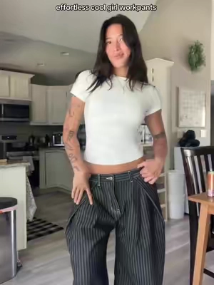 #aelfriceden #barrelpants #workpants #coolgirl 