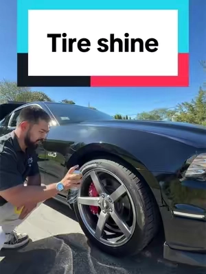 This works great! #tiktokshop #tireshine #cardetailing 
