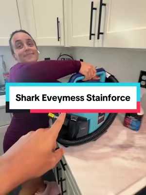 The shark everymess is now a stain remover too ‼️🤯  #sharkeverymess #sharkstainremover #stainforce #sharkvaccum #tiktokshopsummersale 