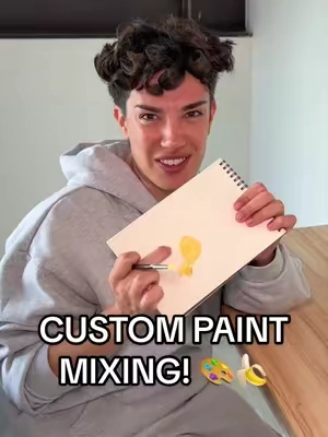 BANANA YELLOW 🍌 What other shade should we try to create? 💛 #painted #makeup #createpaint #banana #yellow 