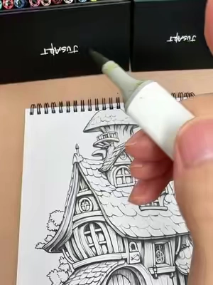 🎨 Okay, I’m seriously impressed with these JUSART acrylic markers! 💜#acrylicpainting #acrylicnails #AcrylicMarkers #ColorTok #ColoringCommunity