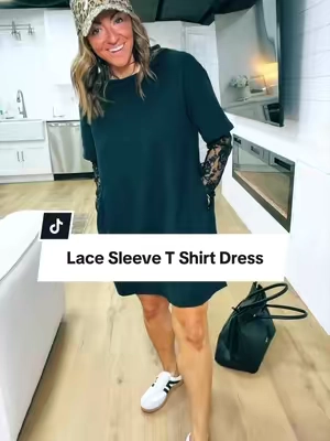 So fun to style and so cute!! I’m 5’2” 127 in a Small #tshirtdress #cottondress #falldress #dresswithpockets #casualdress 
