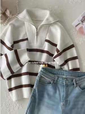 Soo excited to wear this sweater in the fall timel! Can't wait to get more fall clothes like this! #backtoschoolshopping #styledfindz #fallstyle #sweaters #outfitinspo 