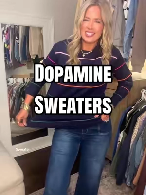 Dopamine sweaters 💙🩷🧡 work or casual! @shewin_official_us #sweater #worktops #dopaminedressing 