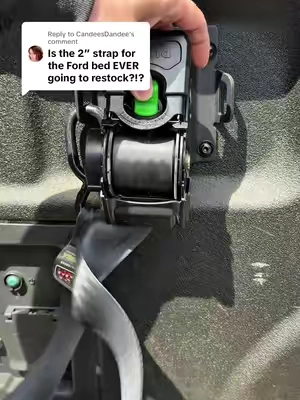 Replying to @CandeesDandee the Ford Bed Mount 2in straps are back! #tiktokshopstockup 