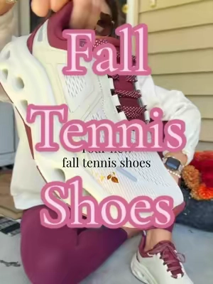 The perfect fall tennis shoes 🍂👟 Cute, lightweight, supportive & SO comfy without the expensive price tag!  @ALLSWIFIT  #tennisshoes #walkingshoes #comfyshoes #shoetok #womensshoes 