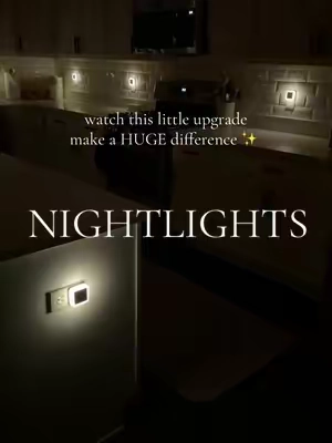 My favorite cozy + affordable upgrade✨✨✨ #nightlights #homelighting #lightingessentials #homeessentials #tiktokmademebuylt 