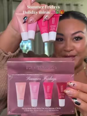 New summer Fridays launch for their holiday gift set!!!!!! #summerfridaysholiday 