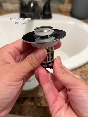 Bathroom Sink Stopper / Tapones para el lavamanos  #sinkstopper #homeimprovement #tiktokshopstockup #christmasgifts #christmas 