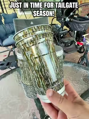 Get your set of aluminum cups just in time for the big game from @Top Cup before they sell out!  #topcup #aluminumcups #partycups #tailgate #camo 