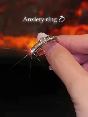 Regret Not Buying Earlier, Ease Nervousness#rings #anxietyrelief #giftforher #fyp #tiktokshopfinds d