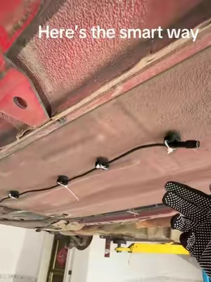 The best way to secure automotive wiring harnesses! #tools #cartools #auto #DIY#fyp