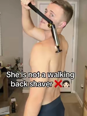 The back shaver is back haha #backhair #hairy #hairyback #shaver 