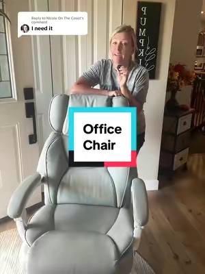 Replying to @Nicole On The Coast you do need it! It’s good! #officechair #chair #tiktokshopcreatorpicks #sohochic #chairwithfootrest 