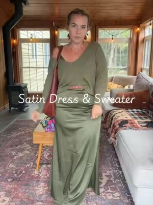 Ugh almost a perfect outfit. #sohochic #falloutfits #falldress #midsizefashion #dress 