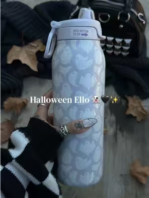 Limited Halloween collection 👻🖤 @Ello Products #ello #waterbottle #halloween #halloweendecor #spookyseason 