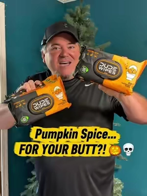 Pumpkin spice has officially gone TOO FAR… and I’m here for it. 😂🎃 DUDE Wipes DUMPkin Spice brings clove, nutmeg & fall-inspired scents straight to your bathroom routine! You get 6 packs with 288 flushable wipes total, and they’re septic & sewer safe. Fall just hit the bathroom! 🍂🚽 #dudewipes #pumpkinspice #dumpkinspice #tiktokshopstockup #tiktokshopcreatorpicks 
