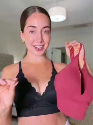 The seamless lift bralettes by @MaidenformOfficial are the best 🤌🏻🤌🏻😍 #wirelessbra #seamlessbra #bralettes #comfybra 