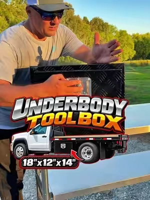 VEVOR 18x12x14 Underbody Truck Tool Box | Heavy Duty Aluminum Lockable Storage Box for Trucks & Trailers DESCRIPTION: Add secure storage without taking up valuable bed space. This VEVOR underbody truck tool box features a heavy-duty aluminum construction, lockable T-handle latch, and compact 18x12x14 design. Great for storing tools, straps, towing gear, equipment, and other essentials on work trucks, trailers, utility vehicles, and service rigs. #TruckToolBox #UnderbodyToolBox #TrailerStorage #TruckAccessories #ToolStorage KEYWORDS: VEVOR underbody truck tool box, 18x12x14 tool box, aluminum truck tool box, lockable truck storage box, underbody storage box, trailer tool box, truck storage box, work truck storage, utility trailer storage, contractor tool storage, heavy duty tool box, waterproof truck tool box, T-handle tool box, truck accessories, trailer accessories